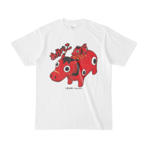 Tシャツ,オリジナルTシャツ,あかべこ,赤べこ,赤ベコ,akabeko