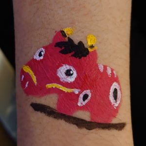 ボディペイント,フェイスペイント,ボディアート,あかべこ,アカベコ,akabeko