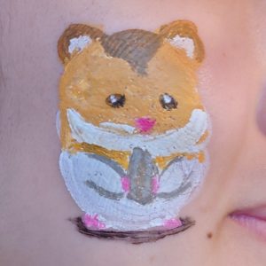 ボディペイント,フェイスペイント,ボディアート,ハムスター